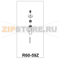 Motor pulley shaft assy. Bear Varimixer AR80 VL-1S