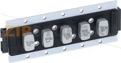 PUSH-BUTTON PANEL 5 BUTTONS 