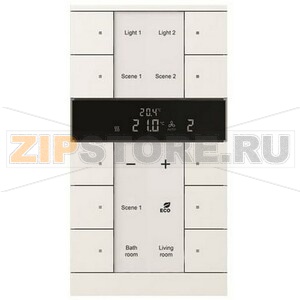 Регулятор комнатной температуры, 10-клавишный, SBR/U10.0.1-884, белый ABB 2CKA006330A0054 