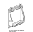 Cooling fan support Unox XVC 705