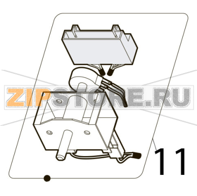 Gruppo comandi posteriore 8 pol induzione Tecnoinox PIN35E7 Gruppo comandi posteriore 8 pol induzione Tecnoinox PIN35E7Запчасть на деталировке под номером: 11