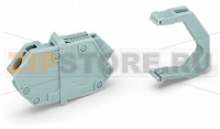 Проходные клеммы; 4 mm; Шаг контактов 7 мм; 1-пол.; CAGE CLAMP®; 4,00 mm; серые Wago 826-161