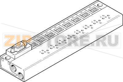 Плита для блочного монтажа Festo MHP1-PR10-3-PI-D25 