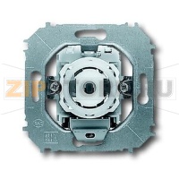 Механизм одноклавишного двухполюсного контрольного выключателя с лампой ABB 2CKA001022A0623