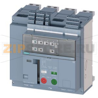 fixed-mounted molded case circuit breaker frame 1600; with RTC and 4AUX trip alarm switch S24; Icu "M" Icu=55kA @ 415V, 4-pole, right ETU360, LSIG, In=800A rotary coding switch Ir=320...800A Isd=1...10xIn, Ii=1.5...15xIn N conductor protec. adjustable OFF