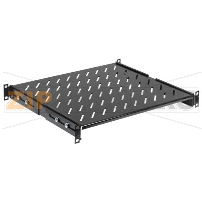 ITK 19&quot; усиленная стационарная полка глубиной 800мм, черная 