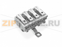 Lighting connector; push-button, external; for Linect®; with screw-type ground contact; 1/L-2/L-PE-N; 4-pole; Cod. A; Lighting side: for solid conductors; Inst. side: for all conductor types; max. 2.5 mm; Surrounding air temperature: max 85°C (T85); 2,5