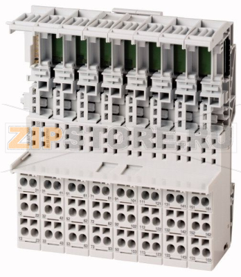 Модуль базовый блока XI/ON, пружинные зажимы, 3 уровня соединения Eaton XN-B3T-SBB 