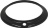 BURNER COVER RING ENAMELLED BLACK