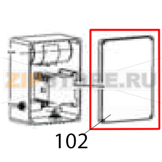 Electric box cover Hurakan HKN-IP10F Electric box cover Hurakan HKN-IP10FЗапчасть на деталировке под номером: 102