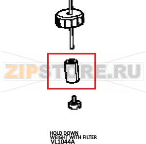 Hold down weight with filter Unox XVC 105E Hold down weight with filter Unox XVC 105EЗапчасть на деталировке под номером: 122Название запчасти на английском языке: Hold down weight with filter Unox XVC 105E