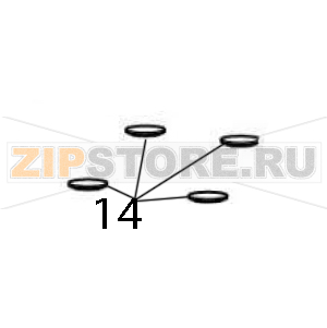 Rubber feet (set of 4) Zebra ZD411 Thermal Transfer Rubber feet (set of 4) Zebra ZD411 Thermal TransferЗапчасть на деталировке под номером: 14
