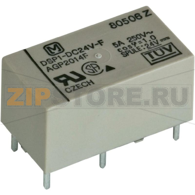 Реле электромагнитное 5 В/DC, 5 А, 1 шт Panasonic DSP15FD 