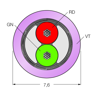 Кабель PROFIBUS Turck Cable451-150M 