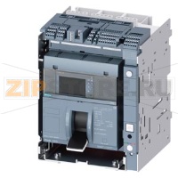 draw-out molded case circuit breaker w. handle with guide frame and PSS frame 1600; 4AUX and trip alarm switch S24; Icu "C" Icu=110kA @ 415V, 3-pole ETU650, LSI, In=800A display, meas., comm. function Ir=320...800A Isd=0.6...10xIn, Ii=1.5...15xIn N conduc