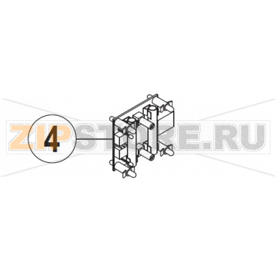 Chemicals deficiency sensor Hobart UXT-10A                                                                                  Chemicals deficiency sensor Hobart UXT-10AЗапчасть на сборочном чертеже под номером: 4Название запчасти на немецком языке языке: Chemicals deficiency sensor Hobart UXT-10A
