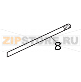 Asta tirante sportello per lavastoviglie Elettrobar Fast 160 DP Asta tirante sportello per lavastoviglie Elettrobar Fast 160 DPЗапчасть на деталировке под номером: 8