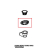 Drain bend fixing ring Unox XVC 505E