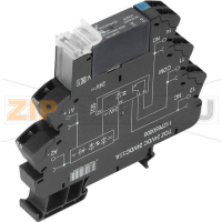 Реле твердотельное 1 А, 275 В/AC, 10 шт Weidmüller TOZ 24VDC 230Vac1A