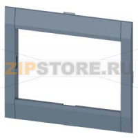 ДЕКОРАТИВНАЯ НАКЛАДКА 104,6 X 70,7 MM (W X H) ПРИНАДЛЕЖНОСТЬ ДЛЯ   3-ПОЛ. 3VA2 100/160/ 250 БЕЗ ДОСТУПА К TMTU Siemens 3VA9163-0SB10