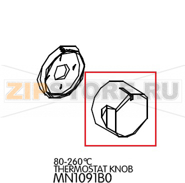 80-260°C thermostat knob Unox XF 133 80-260°C thermostat knob Unox XF 133Запчасть на деталировке под номером: 62Название запчасти на английском языке: 80-260°C thermostat knob Unox XF 133