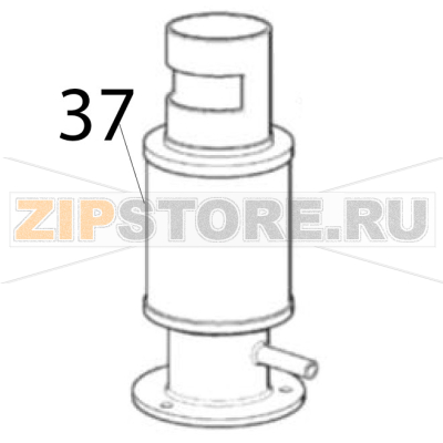 Tubo evaporatore Scotsman BF 80 Tubo evaporatore Scotsman BF 80Запчасть на деталировке под номером: 37