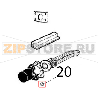 Grommet Ø: 21 Angelo Po 31PIE6 Grommet Ø: 21 Angelo Po 31PIE6Запчасть на деталировке под номером: 20