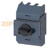 Разъединитель 16A, типоразмер 01, 3-пол.фронт.управл.мех. центр Complete unit with direct operating mechanism gray рамочные клеммы Siemens 3KD0132-2KG20-3