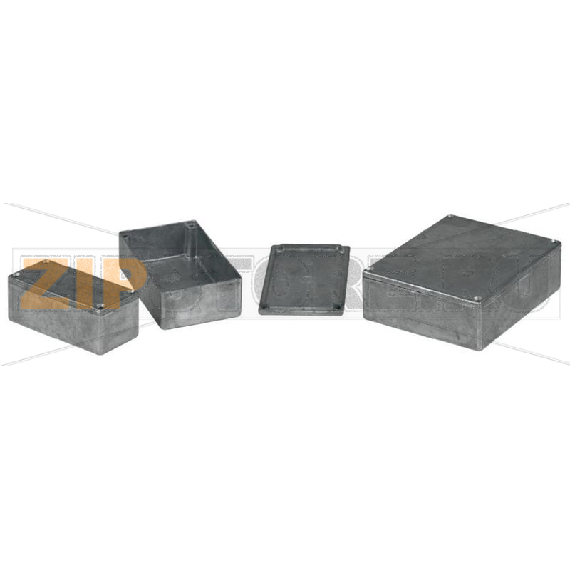 Корпус алюминиевый 111x60x31 мм, 1 шт Hammond 27134PSLA 