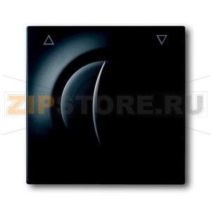 Плата центральная с поворотной ручкой, чёрная ABB 2CKA001753A0136 