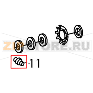 Stud governor drive KitchenAid 5K45SSEWH Stud governor drive KitchenAid 5K45SSEWHЗапчасть на деталировке под номером: 11