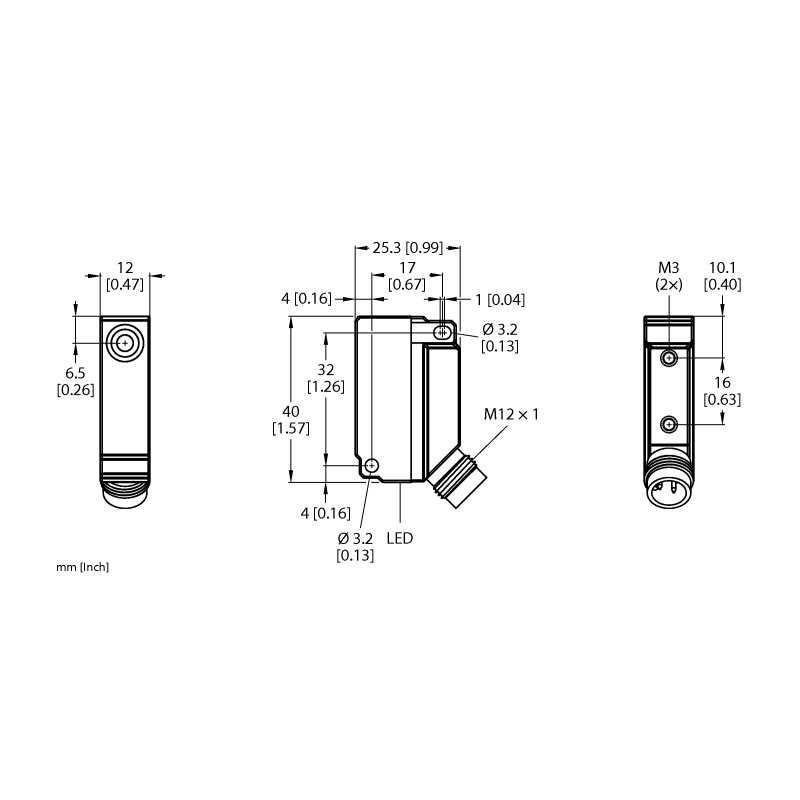 Датчик индуктивный Turck BI5U-Q12-AN6X2-H1141 