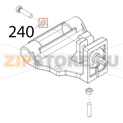 Rondella piana DIN125, D6 Sirman Mirra 250 C Rondella piana DIN125, D6 Sirman Mirra 250 CЗапчасть на деталировке под номером: 240