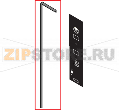 Control panel gasket Lainox VE061D   Control panel gasket Lainox VE061DЗапчасть на сборочном чертеже под номером: 7Название запчасти на английском&nbsp;языке: Control panel gasket Lainox VE061D