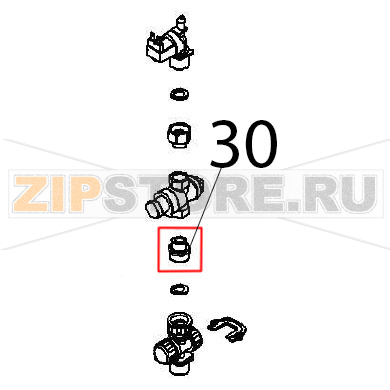 Nipple 1/2&#039;&#039;-3/4&#039;&#039; Angelo Po BX101E Nipple 1/2''-3/4'' Angelo Po BX101EЗапчасть на деталировке под номером: 30