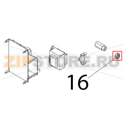 Locknut M16x1.5 Angelo Po BX101E Locknut M16x1.5 Angelo Po BX101EЗапчасть на деталировке под номером: 16