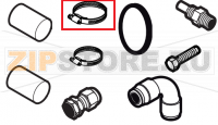 Metal clamps 40-60/9 Lainox NAEB101R 
