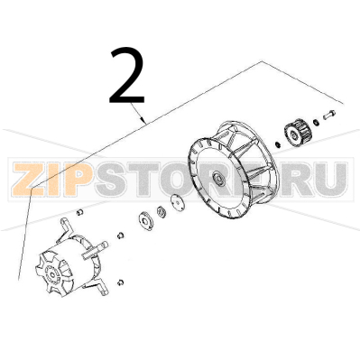 Motor ass. y Angelo Po FX61E1 Motor ass. y Angelo Po FX61E1Запчасть на деталировке под номером: 2