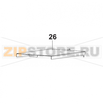 Extension Leaf for Floor Stand Bear Varimixer RN10 VL-2                                                                        Extension Leaf for Floor Stand Bear Varimixer RN10 VL-2Запчасть на сборочном чертеже под номером: 26Название запчасти на датском&nbsp;языке: Extension Leaf for Floor Stand Bear Varimixer RN10 VL-2