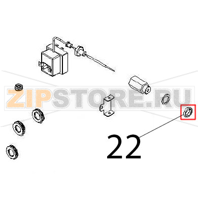 Locknut M16x1.5 Angelo Po FX61E2 Locknut M16x1.5 Angelo Po FX61E2Запчасть на деталировке под номером: 22