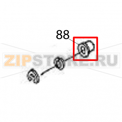 Ball supporter Sato HR224 TT Ball supporter Sato HR224 TTЗапчасть на деталировке под номером: 88Название запчасти на английском языке: Ball supporter Sato HR224 TT.