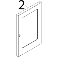 Door outside glass ass. y Angelo Po FX101E1