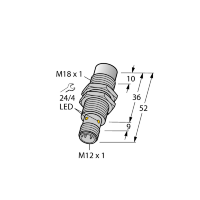 Датчик индуктивный Turck NI15U-EM18WD-AN6X-H1141