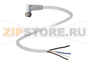 Кабель датчика-исполнительного устройства Female connector V31-WMV4A-5M-PP-W1 Pepperl+Fuchs Описание оборудованияSingle-ended female cordset, M8, V4A stainless steel, wash-down design, 4-pin, PP cable