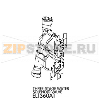 Three-Stage water solenoid valve Unox XBC 405 Three-Stage water solenoid valve Unox XBC 405Запчасть на деталировке под номером: 28Название запчасти на английском языке: Three-Stage water solenoid valve Unox XBC 405
