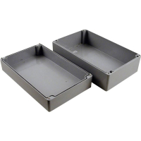 Корпус 400x250x160 мм, материал: полиэстер, серый, 1 шт Hammond 1590ZGRP244