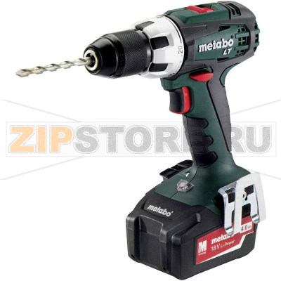 Дрель-шуруповерт ударная 18 В, 4 Ач, Li-Ion, 2 аккумулятора, кейс Metabo BS 18 LT 
