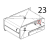 Guarnizione portalampada DE=53.2 Unox XVC 104