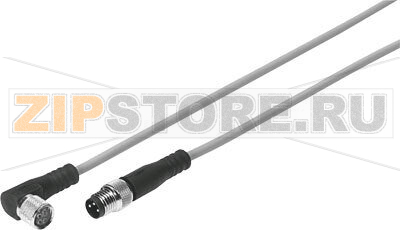 Кабель соединительный 2.5 м Festo NEBV-M8W4L-E-2.5-M8G3 