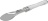 SPATULA DELUXE CLEAR ST. STEEL 260 mm